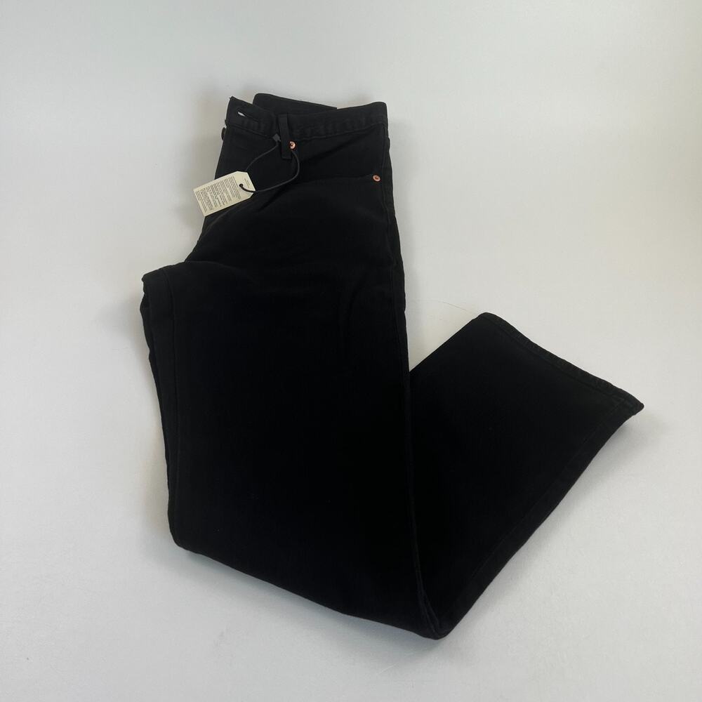 Levi's Premium Women 501 Original Button Fly Cropped Jeans 24x28 Black NWT